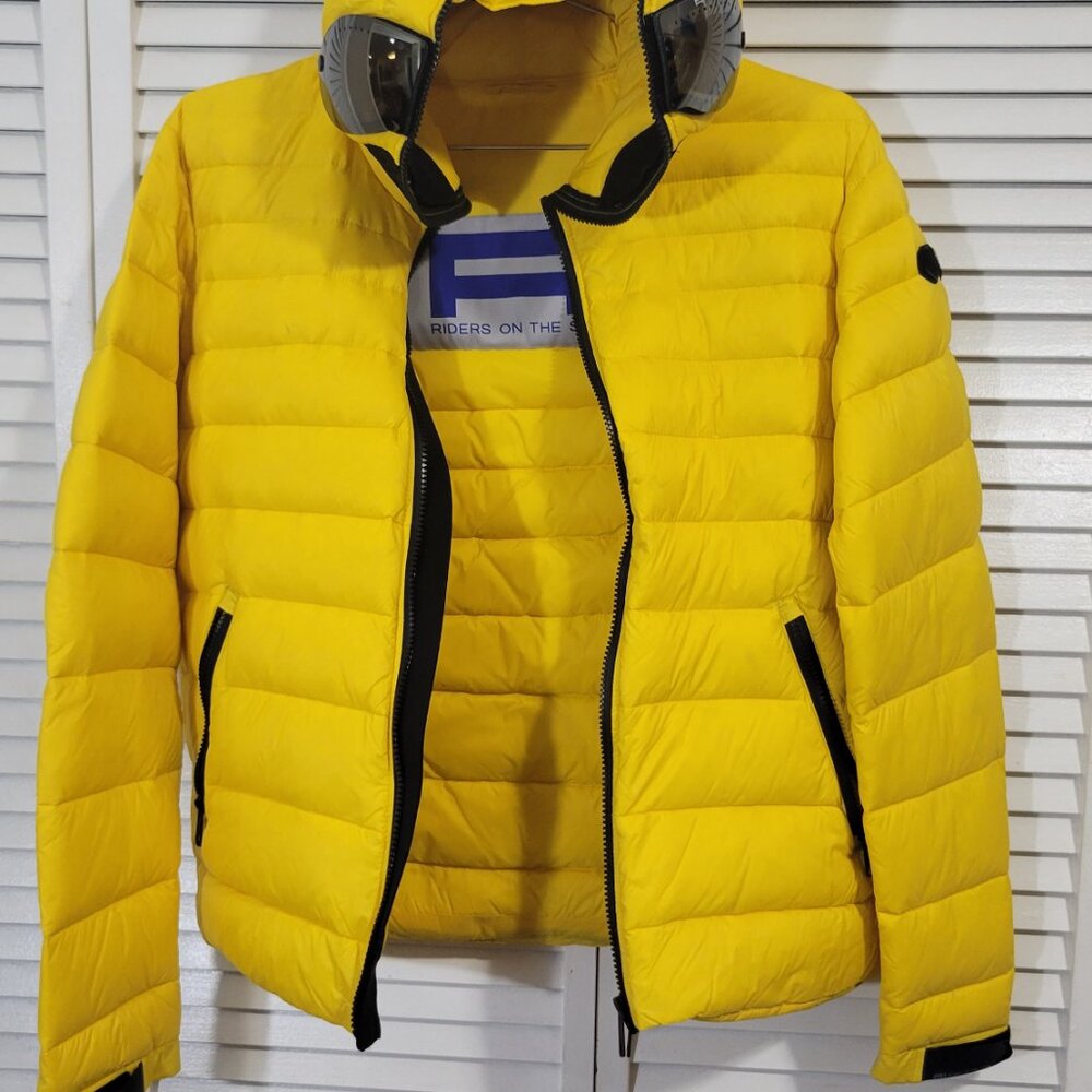 AI Riders on the Storm goggles jacket yellow size 48 NWOT - Picture 2 of 4